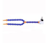 Raccord de tuyau de 8 mm Baux en plastique magnétique réglable, refroidissement de la buse ronde Aluminum block base, double-headed tube 300mm 4mm round nozzle
