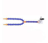 Raccord de tuyau de 8 mm Baux en plastique magnétique réglable, refroidissement de la buse ronde Aluminum block magnetic base, double tube 300mm 4mm round nozzle