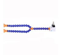 Raccord de tuyau de 8 mm Baux en plastique magnétique réglable, refroidissement de la buse ronde Aluminum block base, double tube length 400mm 28mm wide flat nozzle