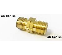 Raccord de tuyau de gaz Raccord 1/4" lks x 1/4" lks Adaptateur de gaz Raccord de réduction
