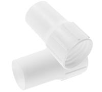 Raccord de Tuyau de Piscine 2pcs Plastique Blanc, Manchette Filetée