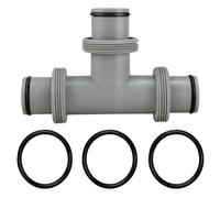 Raccord de Tuyau de Piscine - Adaptateur de Tuyau en T - Adaptateur de Tuyau de Pompe pour Filtre à Sable | Raccords Droits faciles à Installer pour Pompes de Piscine Gonflable, accès à la Piscine