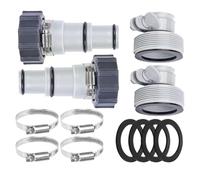 Raccord De Tuyau De Pompe À Piscine,Raccord De Tuyau De Piscine 3.2 Cm À 3.8 Cm | Pièce De Rechange Pour Drainage Contre-Lavage Chauffage Fontaine Nageurs Particuliers Et Experts
