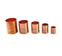 Raccord de tuyau de soudage en cuivre pur, diamètre intérieur 6.35-54mm, égal et droit, for réfrigérateur et climatiseur(19x1.5mm)