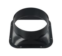 Raccord de tuyau de ventilation à bride en ABS Noir | Fabriqué en ABS robuste, ce connecteur fournit un lien solide et fiable entre les tuyaux de ventilation.
