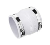 Raccord de tuyau de ventilation pour sèche-linge - 10,2 cm - En silicone flexible - Raccord de conduit d'air résistant à la chaleur - Étanchéité hermétique - Accessoire peu encombrant - Pour maison de