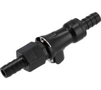 Raccord de tuyau d'essence, taille 8 - Noir