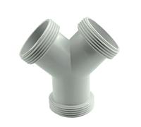 Raccord de tuyau d'évacuation d'évier à 3 voies de rechange pour machine à laver