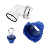 Raccord De Tuyau D'évacuation Pour Camping-Car - Coude Transparent Eaux Usées Adaptateur 4-en-1, Jonction De Conduite D'Eaux Usées Pour Véhicule Pour Évacuation Extérieure Camping-car Caravane Remorq