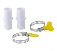 Raccord de tuyau d'évacuation pour machine à laver 20 mm Blanc PP étanche