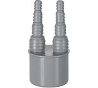Airfit Raccord double pour tuyau 50020SN DN 50 Ø 2 x 8,3-20,5 mm