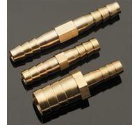 Raccord de tuyau droit en laiton à embout cannelé égal 4 mm, 5 mm, 6 mm, 8 mm, 10 mm, 12 mm, 16 mm, 19 mm, 25 mm, adaptateur de connecteur de coupleur cannelé en cuivre, 19 mm