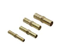 Raccord de tuyau droit en laiton à embout cannelé égal 6 mm, 8, 10, 12, adaptateur connecteur coupleur cuivre, raccords tuyaux pneumatiques(6 UK)