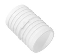 Raccord de tuyau droit en plastique blanc de 70 mm en PVC et caoutchouc de silicone