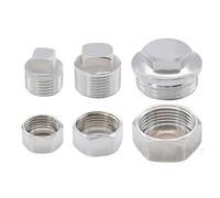 Raccord de tuyau en acier inoxydable 304, 1/5/10 pièces, 1/8", 1/4", 3/8", 1/2", 3/4", 1", à tête fraisée mâle, embout carré hexagonal(Male Plug,1PCS_G2 BSP)