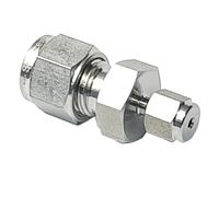 Raccord de tuyau en acier inoxydable 316L, réducteur de 1/16 "1/8" 3/16 "1/4" 3/8 "1/2" 2 3 4 6 8 10 12mm, Union de Compression à Double virole(1l4 To 8mm)