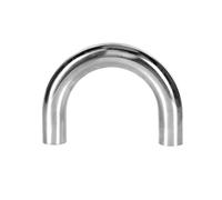 Raccord de tuyau en acier inoxydable à souder bout à bout, coude à 180 degrés, diamètre extérieur 19/25/32/38/45/51/57/63/76 mm(Bianco,51mm x 1.5mm)