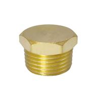 Raccord De Tuyau En Cuivre 1/8", 1/4", 3/8", 1/2", 3/4", Filetage Mâle/femelle, Laiton, Tête Hexagonale, Embout, Connecteur, Adaptateur(Male Plug,3/8")