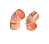 Raccord de tuyau en cuivre pur, coude à souder, diamètre intérieur 6,35-133 mm, 45-135 degrés, for climatisation(45mm x 1.5mm)