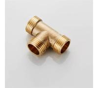 Raccord de tuyau en cuivre standard universel G1/2" mâle vers mâle, adaptateur de connecteur fileté 1/2", rallonge de tuyau de douche, accessoires, 3 voies, 20 mm