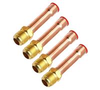 Raccord de tuyau en laiton 1/4", 3/8", 1/2", 3/4", 5/8" SAE mâle avec tube en cuivre pour climatisation, raccord en laiton pour climatisation