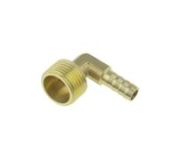 Raccord de tuyau en laiton 4 mm, 6 mm, 8 mm, 10 mm, 12 mm, 19 mm, queue cannelée, filetage 1/8, 1/4, 1/2, 3/8, connecteur de tuyau d'air et d'eau, adaptateur de coupleur(PL,6MM BARB_1I4 THREAD)