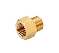 Raccord de tuyau en laiton à filetage femelle vers mâle BSP, adaptateur réducteur for manomètre(M12x1.25 F-1l4 BSP M)