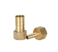 Raccord de tuyau en laiton à filetage interne 1/8-1 pouce avec crochet inversé, adaptateur for eau et gaz naturel, pièces de connexion rapide(25mm - 1 F)