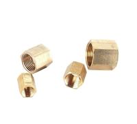 Raccord de tuyau en laiton, coupleur à couplage hexagonal, filetage femelle rapide 1/8 "1/4" 3/8 "1/2" 3/4" Standard Pipe Thread for eau, carburant et gaz(01)