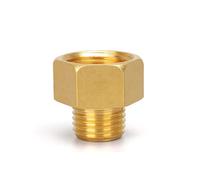 Raccord de tuyau en laiton M14 M16 M18 M20 M22 M24 1/8" 1/4" 3/8" 1/2" BSP femelle vers mâle, adaptateur de coupleur, connecteur, femelle, filetage mâle, F M18x1,5, M BSP1I2
