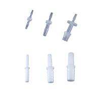Raccord de tuyau en plastique de petite taille, raccord cannelé pagode, réducteur droit for aquarium, connecteur de tuyau en PP for maison et jardin(9x6.8mm)
