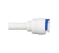 Raccord de tuyau en plastique for eau RO, droit, diamètre extérieur 14, 38, raccord rapide à tige, système d'osmose inverse for aquarium(A Size)