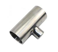 Raccord de tuyau en T soudé en acier inoxydable 304, réducteur en T poli miroir, taille 19 mm-108 mm(51 x 38 x 1.5mm)