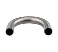 Raccord de tuyau en U à 180 degrés, coude en acier inoxydable 304 poli, for tuyau d'échappement DIY, épaisseur 1,5 mm(45mm)