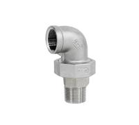 Raccord De Tuyau Femelle Et Filetage Coudé À 90 Degrés, 1/4 "1/2" 3/4 "1" 2 ", Joint En Direct, Union, For Tube(0.8,3/8")