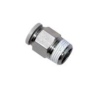 Raccord de tuyau fileté externe, droit [filetage 1/2", tuyau φ8 mm] ; PC804