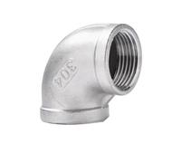 Raccord de tuyau fileté M+F en acier inoxydable 304 coudé à 45/90 degrés BSP 1/4", 3/8", 1/2", 3/4", 1" et 1-1/4", DN8, DN15, DN20, DN25(Bronze Yellow,1/2")