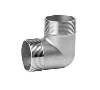 Raccord de tuyau fileté M+F en acier inoxydable 304 coudé à 45/90 degrés BSP 1/4", 3/8", 1/2", 3/4", 1" et 1-1/4", DN8, DN15, DN20, DN25(Black,1/4")