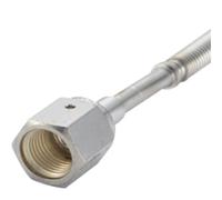 Raccord de tuyau flexible à soufflet sous vide en acier inoxydable 316L for pompe - 1 pièce avec support et anneau(VCR F 500mm)