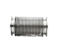 Raccord de tuyau flexible ondulé à soufflet à vide élevé KF16/25/40/50 longueur 100-1000 mm acier inoxydable 304 fuite d'hélium sanitaire(KF16,100mm)