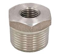 Raccord de tuyau forgé à douille de réduction en acier inoxydable 304, 3/4" NPT mâle x 1/4" NPT femelle, 3000 PSI, for air, eau, gaz, huile