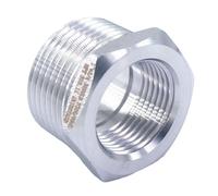 Raccord de tuyau forgé à douille réduction en acier inoxydable 304, 1" NPT mâle x 3/4" femelle, 3000 PSI, eau, gaz, pétrole