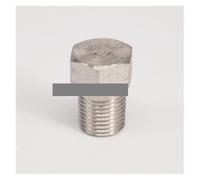 Raccord de tuyau forgé massif à tête hexagonale mâle 1/8" NPT en acier inoxydable 304 for eau, gaz, huile, 3000 PSI