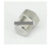 Raccord de tuyau forgé massif à tête hexagonale mâle NPT 1-1/2" en acier inoxydable 304 for eau, gaz, huile, 3000 PSI