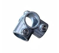 Raccord de tuyau G3/4 galvanisé à 4 voies - Sans soudure - Épaisseur de paroi de 4,50 mm - Pour systèmes d'étagères DIY - Étagère de rangement - Structure de tente
