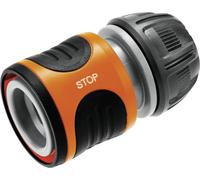 Raccord de tuyau GARDENA 18213-50 plastique avec système aquastop Ø 13 mm (1/2\ ), raccord enfich