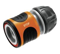 Raccord de tuyau GARDENA 18213-50 plastique avec système aquastop Ø 13 mm (1/2\ ), raccord enfich