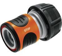Raccord de tuyau GARDENA 18214-50 plastique avec système aquastop Ø 19 mm (3/4), raccord enfichable