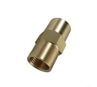 Raccord de tuyau hexagonal en laiton de 5/8"-18RH - Adaptateur fileté de précision pour systèmes d'eau, carburant, gaz et air, coupleur pour tubes en acier cuivre (1 pièce)