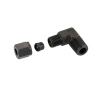 Raccord de tuyau hydraulique, raccord de transition for tube haute pression, filetage mâle, manchon rapide à 90 degrés(8mm-3/8 inch)